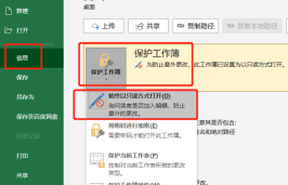 设置Excel表格只读模式”的两种方法