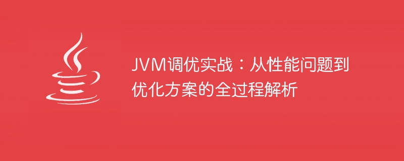 Optimisation des performances JVM : explication détaillée des solutions de résolution de problèmes et doptimisation