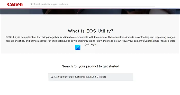 EOS实用程序未检测到佳能摄像头[修复]