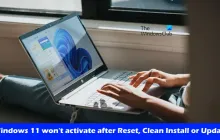 Windows 11在重置、全新安装或更新后不会激活