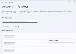 如何为您的Microsoft帐户使用Passkey