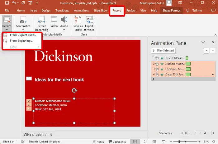 Animation funktioniert in PowerPoint nicht [Behoben]