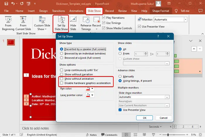 Animation funktioniert in PowerPoint nicht [Behoben]