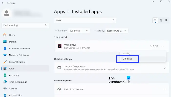 如何从Windows 11中完全卸载Valorant