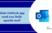使Outlook应用程序为您发送每日议程邮件