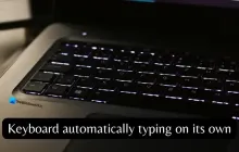 Windows笔记本电脑上的键盘自动打字