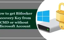 如何在没有Microsoft帐户的情况下从CMD获取BitLocker恢复密钥