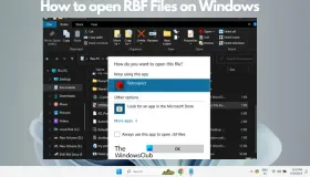 如何在Windows PC上打开RBF文件？