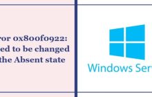 无法在Windows中将程序包更改为缺席状态