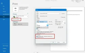 How to print all attachments in Outlook