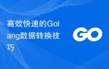 高效快速的Golang数据转换技巧