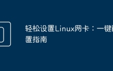 轻松设置Linux网卡：一键配置指南