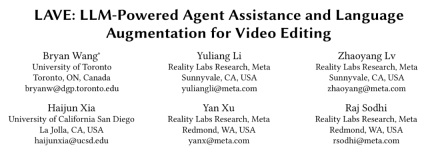 在Sora引爆视频生成时，Meta开始用Agent自动剪视频了，华人作者主导