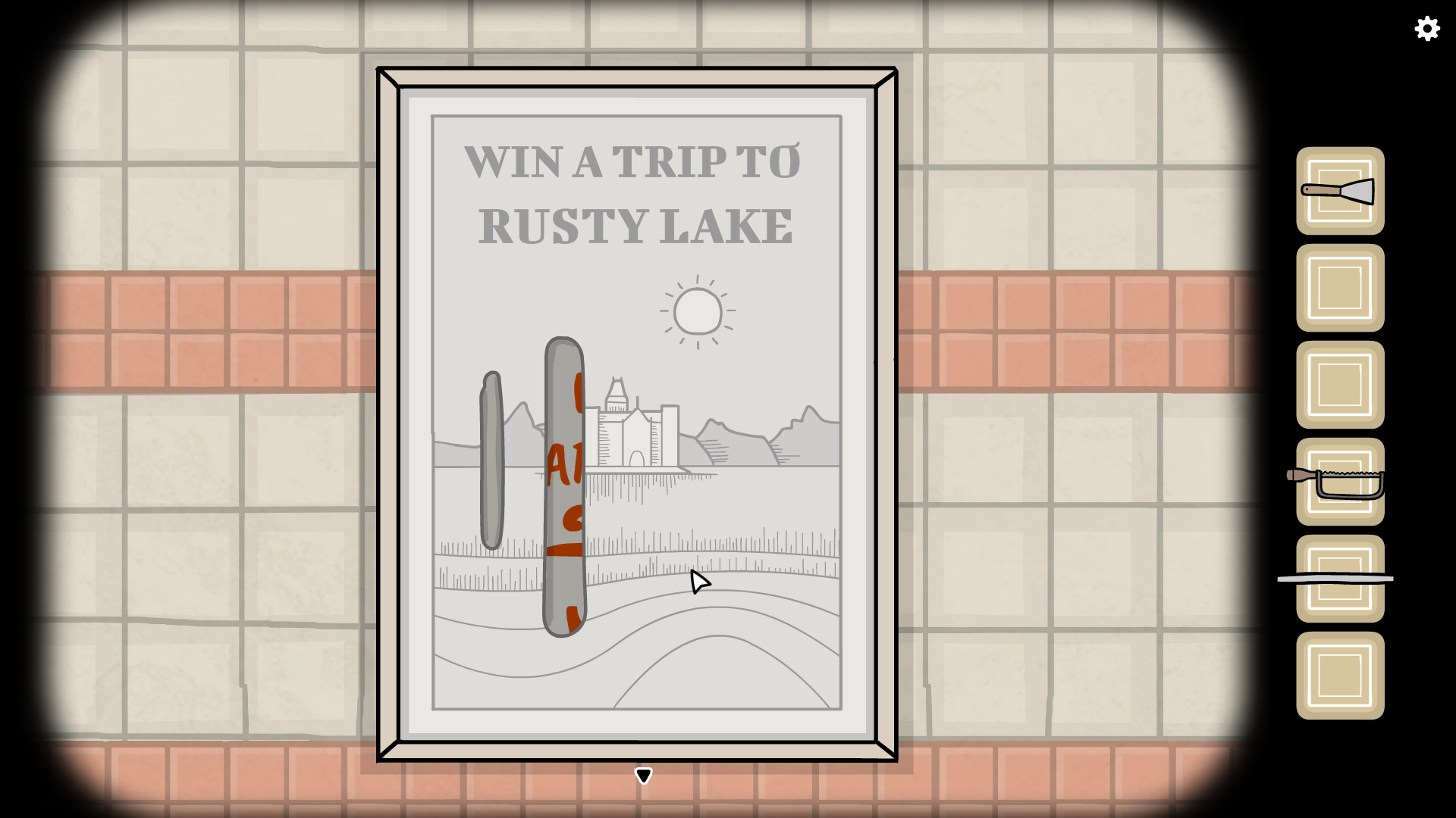 Anleitung zum Bewältigen der ersten Stufe der Babystation „Rusty Lake Subway Blossoms“.