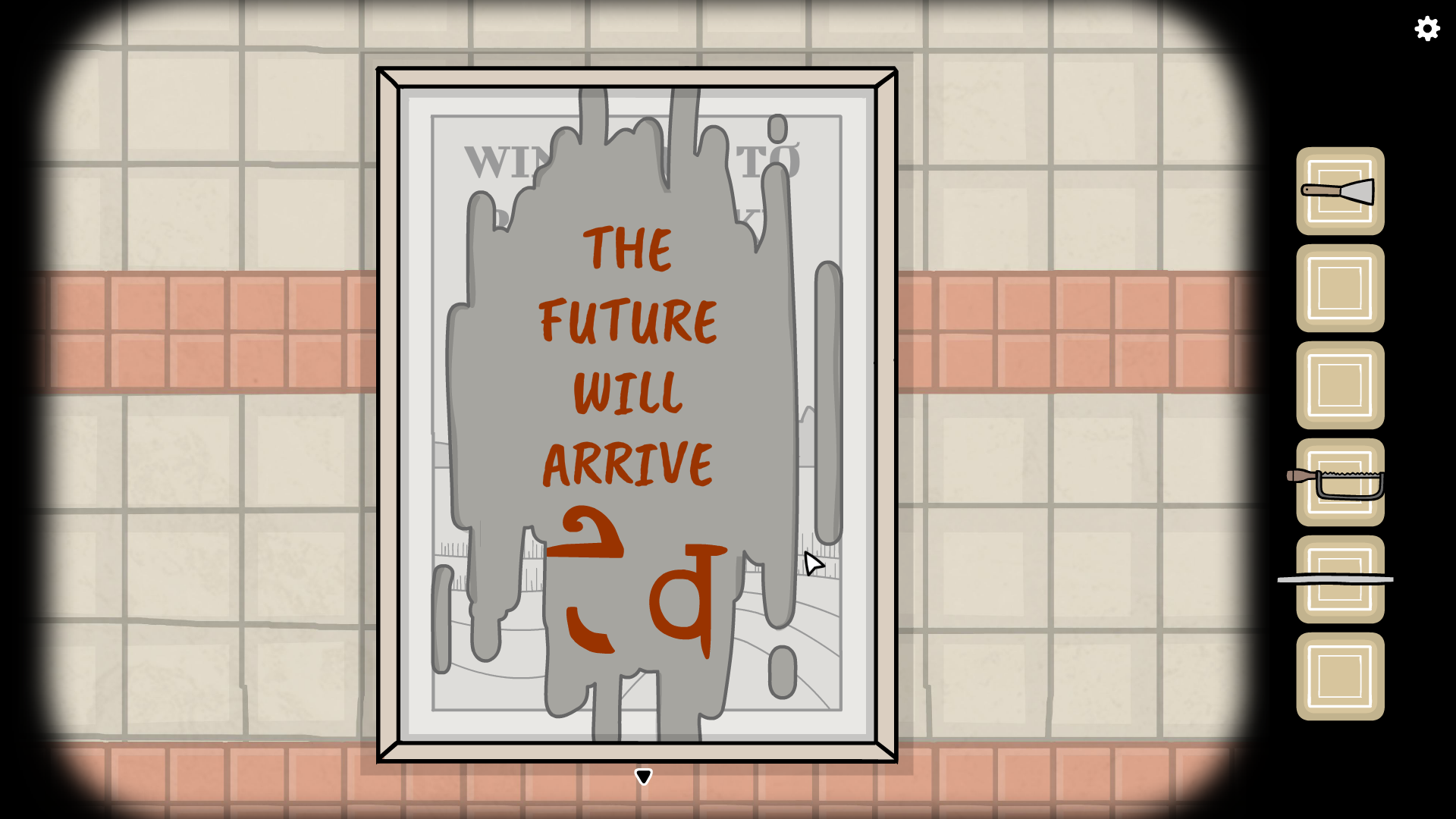 Anleitung zum Bewältigen der ersten Stufe der Babystation „Rusty Lake Subway Blossoms“.