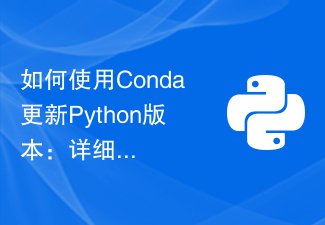 如何使用Conda更新Python版本：详细教程