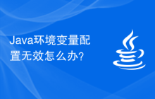 Java环境变量配置无效怎么办？