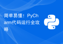 简单易懂！PyCharm代码运行全攻略
