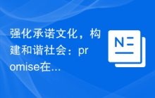 强化承诺文化，构建和谐社会：promise在社会建设中的作用和意义