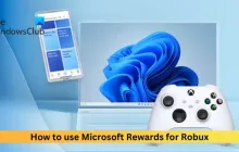 如何使用Microsoft Rewards for Robux