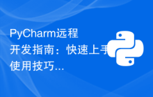 PyCharm远程开发指南：快速上手使用技巧