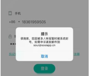 soul被暂时封禁怎么快速解封