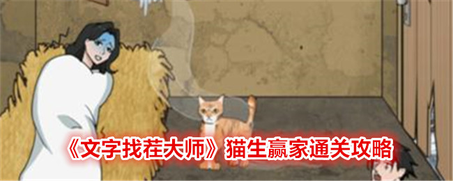 《文字找茬大师》猫生赢家通关攻略