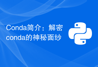 Conda简介：解密conda的神秘面纱