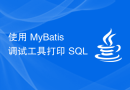 使用 MyBatis 调试工具打印 SQL