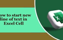 如何在Excel单元格中开始新的文本行