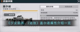 《少女前线：2追放》盖尔诺属性介绍一览