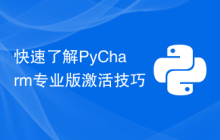快速了解PyCharm专业版激活技巧