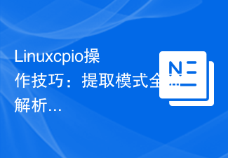 Linuxcpio 操作スキル: 抽出モードの包括的な分析