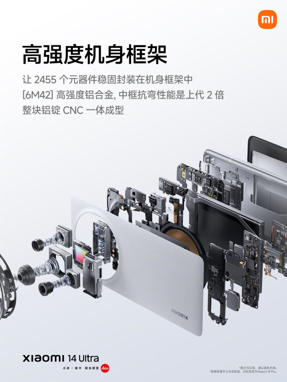 小米 14 Ultra 手机亮相:陶瓷后盖回归,全新“龙铠架构”