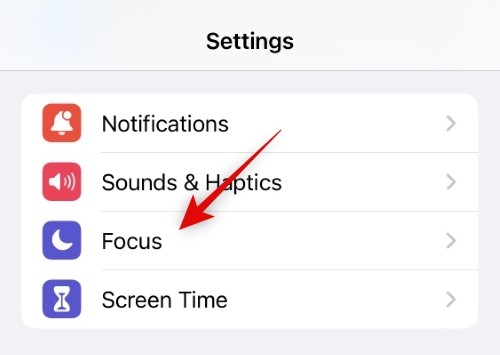 Comment partager létat de focus sur iPhone