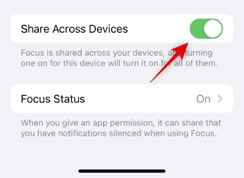 Comment partager létat de focus sur iPhone