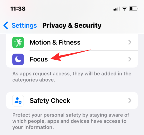 Comment partager létat de focus sur iPhone