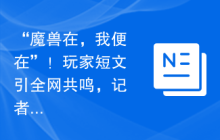 “魔兽在，我便在”！玩家短文引全网共鸣，记者出书揭暴雪老底