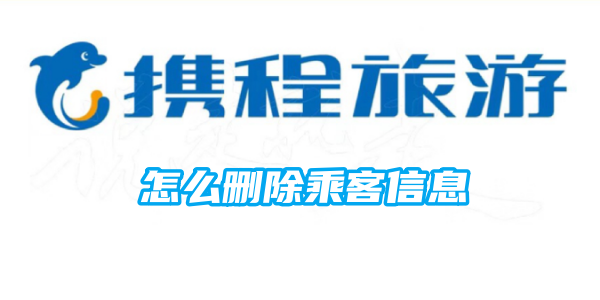 Ctripの乗客情報を削除する方法