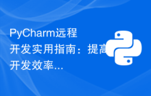 PyCharm远程开发实用指南：提高开发效率