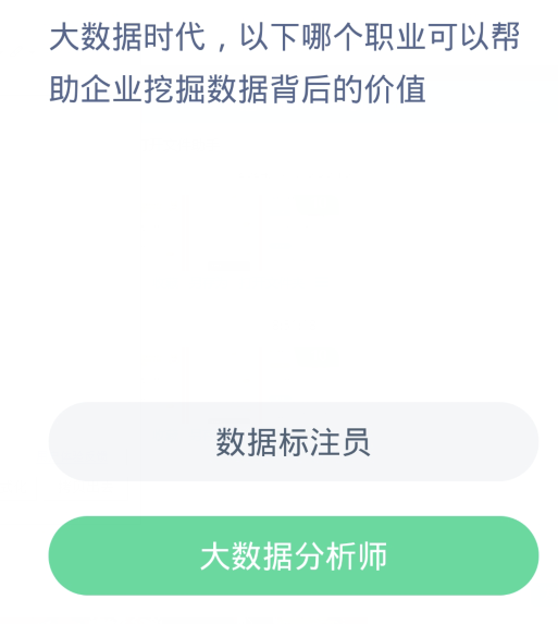 개미새마을 일일 질문 1.18: 빅데이터 시대에 다음 중 기업이 데이터 이면의 가치를 발굴하는 데 도움이 될 수 있는 직업은 무엇입니까?