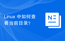 Linux 中如何查看当前目录？