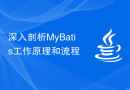 深入剖析MyBatis工作原理和流程