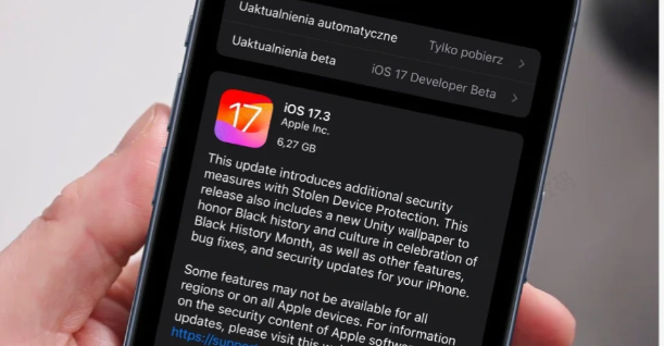 Was wird in ios17.3 aktualisiert?