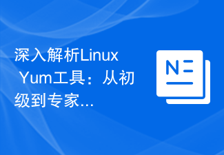 Analisis mendalam tentang alat Linux Yum: dari pemula hingga pakar