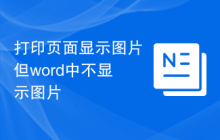 打印页面显示图片但word中不显示图片