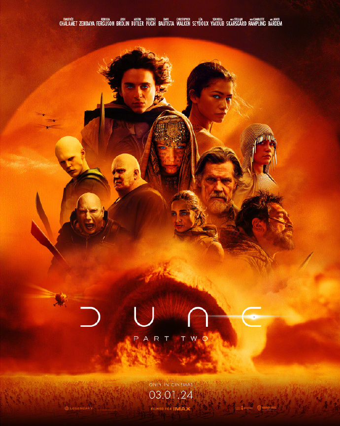 The movie Dune 2 has been released from the North American rating ban: Rotten Tomatoes has a fresh rating of 97%