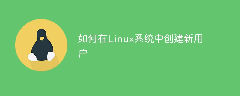 Comment ajouter de nouveaux utilisateurs dans le système Linux