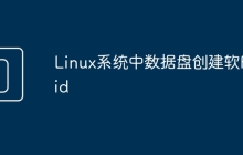 Linux系统中数据盘创建软Raid
