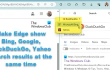 在Edge Browser中同时使用多个搜索引擎
